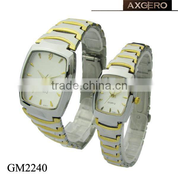 alibaba china supplier advertising couples wrist titanium brand watch