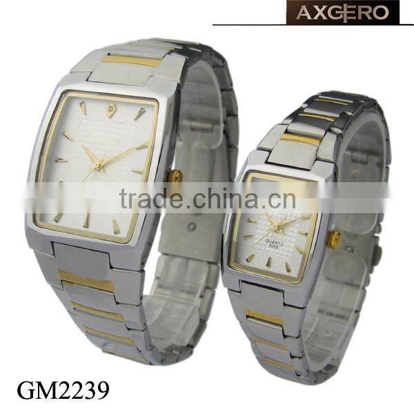 New product unisex 3 atm quartz stainless steel back watch