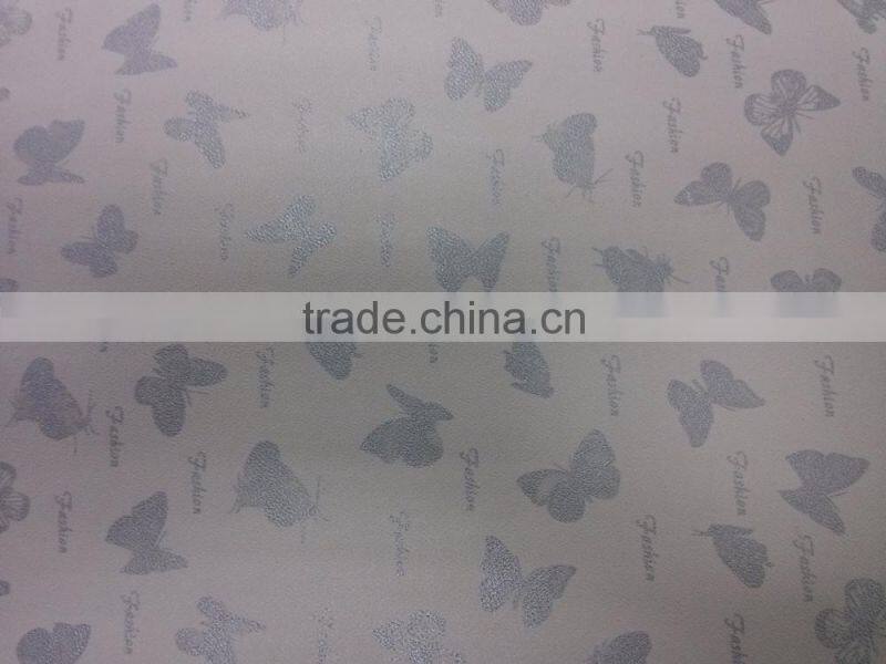 butterfly-printing PU dipping shoe lining