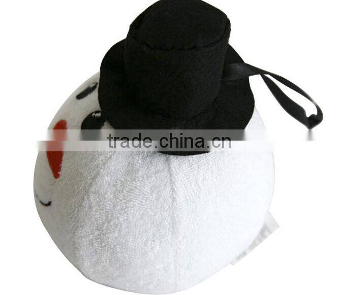 Factory OEM snow ball plush toy/ plush snow ball toys