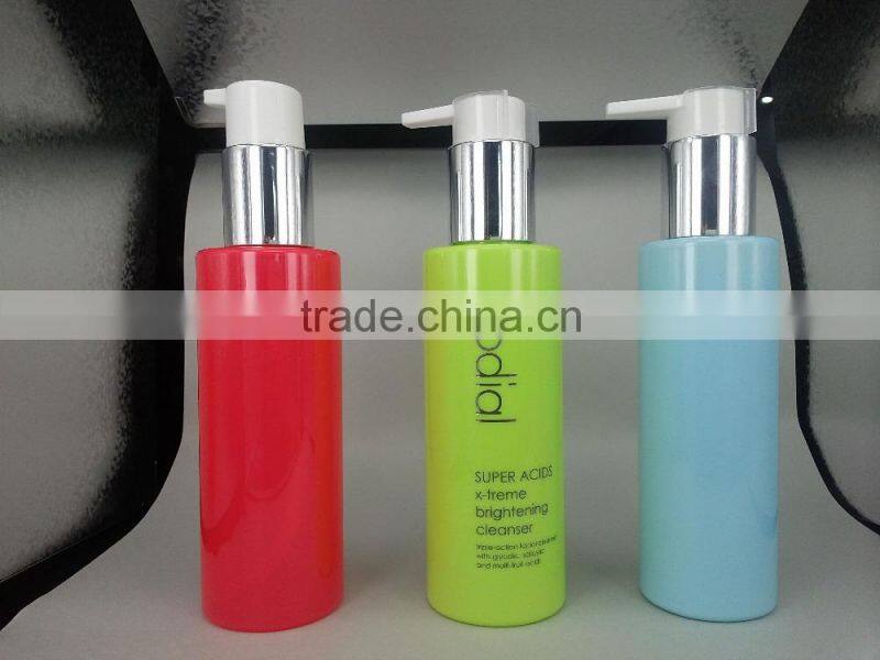 various styles of lotion bottles for personal care