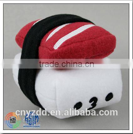 Custom Japanese plush sushi toy/soft sushi toy