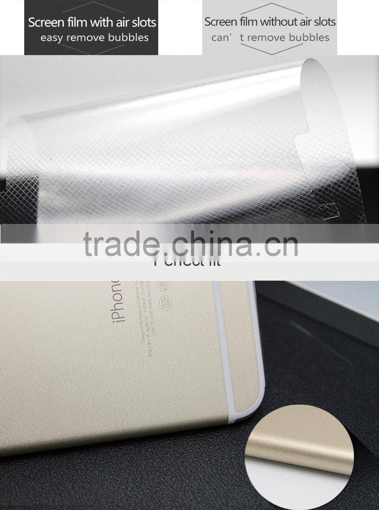 Back screen film for HTC Desire 826W anti slip screen protector PVC material
