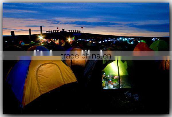 Big Promotion christmas led lights waterproof CE,FCC,ROHS 2W camping tents imported lantern