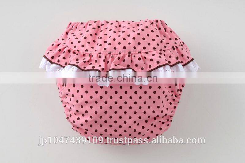 made in Japan products high quality polka dots diaper cover baby nappies wholesale for hot selling item