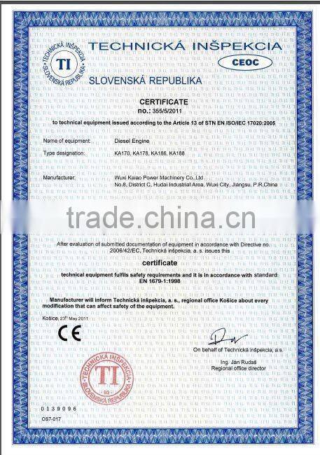 4.5/5kva single cylinder air cooled 4 stroke diesel generator KDE6500E