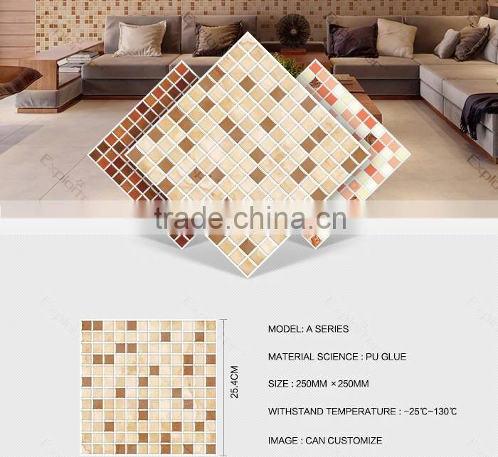 Factory selling self adhesive decorative bathroom decor sticker