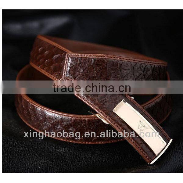 Hot sale 2014 genuine leather men leather belt