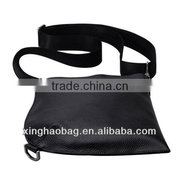 Men's high quality men leather small sling bags hand bag