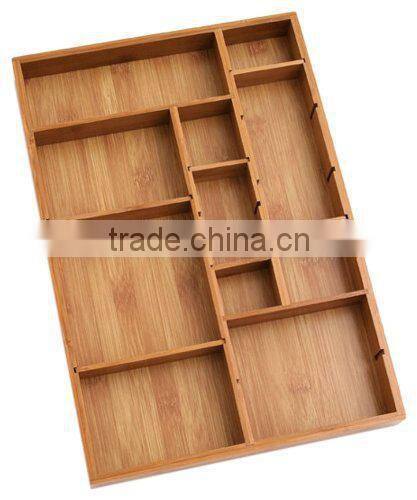 Wooden Trays For Home Use wholesaler bamboo Wood Organizer Trays