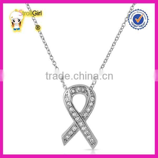 2015 new design fine jewellery necklace flower pendant antique silver