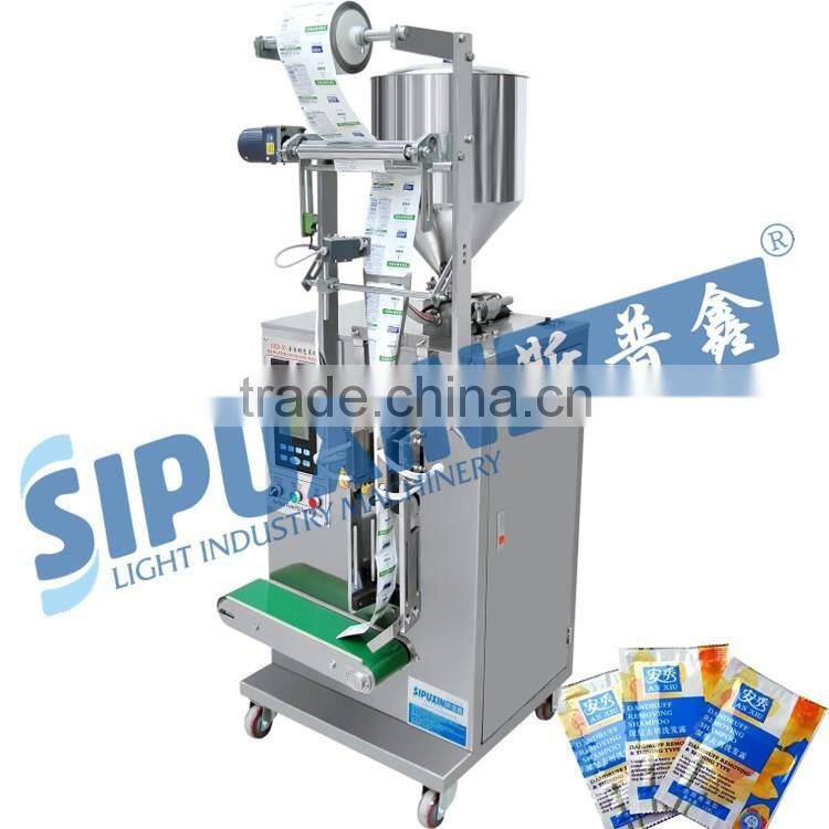 Automatic sachet packing machine for sugar/cream/ liquid shampoo