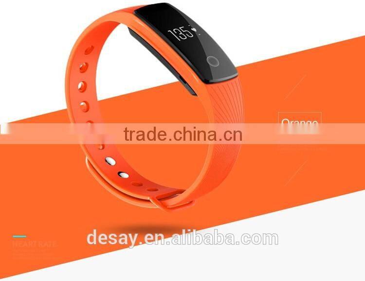 Desay Wholesale Vibration Heart Rate Bluetooh Smart Watch Bracelet DS-B510 iOS 7.1 + Android 4.3 +