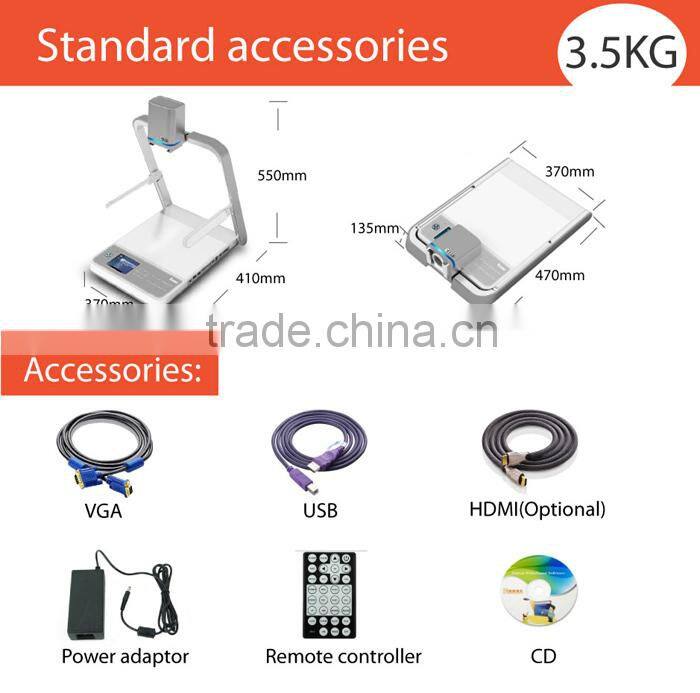 digital visualizer china cheap document camera and book scanners in educational equipment
