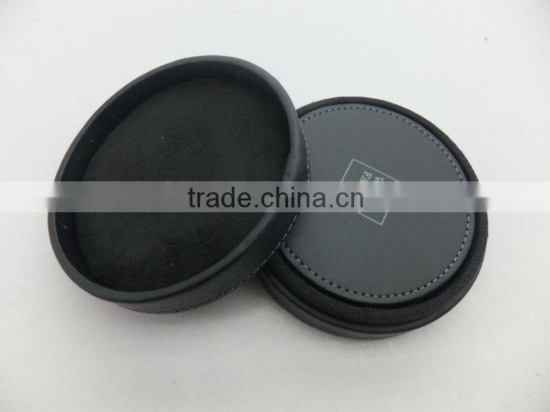 Excellent Fancy Round Leather Coaster Wholesale