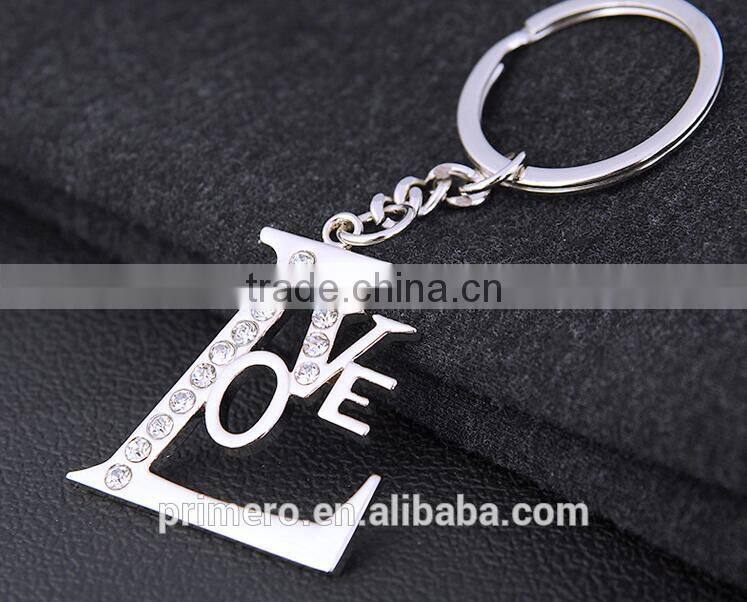 Unique Letter LOVE Rhinestone handbag Pendant Key Chain Bag Charm Jewelry