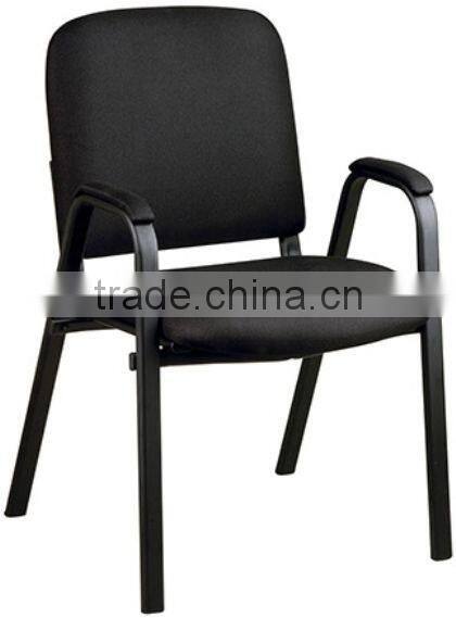 Reasonable priced Commercial Furniture Stackable Black Fabric conference chair/ theatre chair