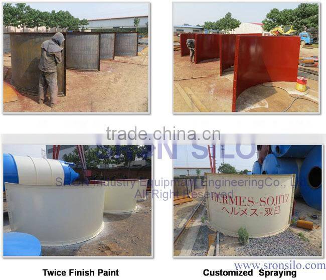 SRON Brand Easy Install 50 ton Cement Silo for Sale