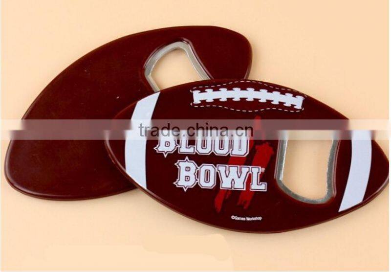 cool designs rugby shaped opener beer bottle opener