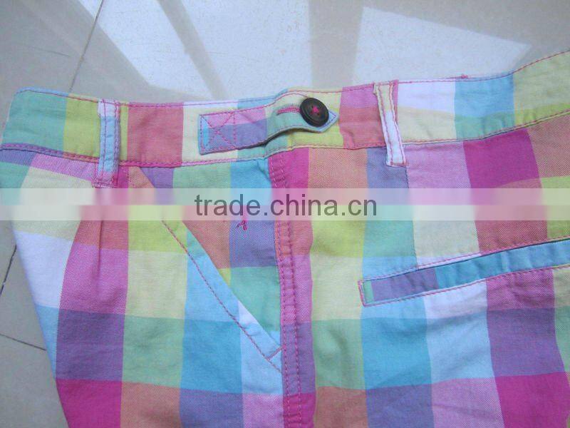 2012 new fashion ladies Colored casual soft cotton hot shorts