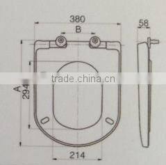 HG8005 Custom made Plastic toilet seat cover