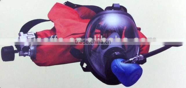 Fireman escape breathing instrument