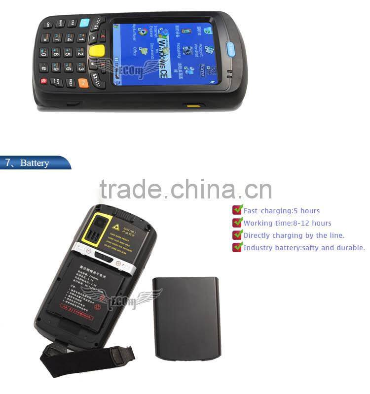 High Capacity 2800mA Battery And Low Consumption Tablet PC Barcode Scanner