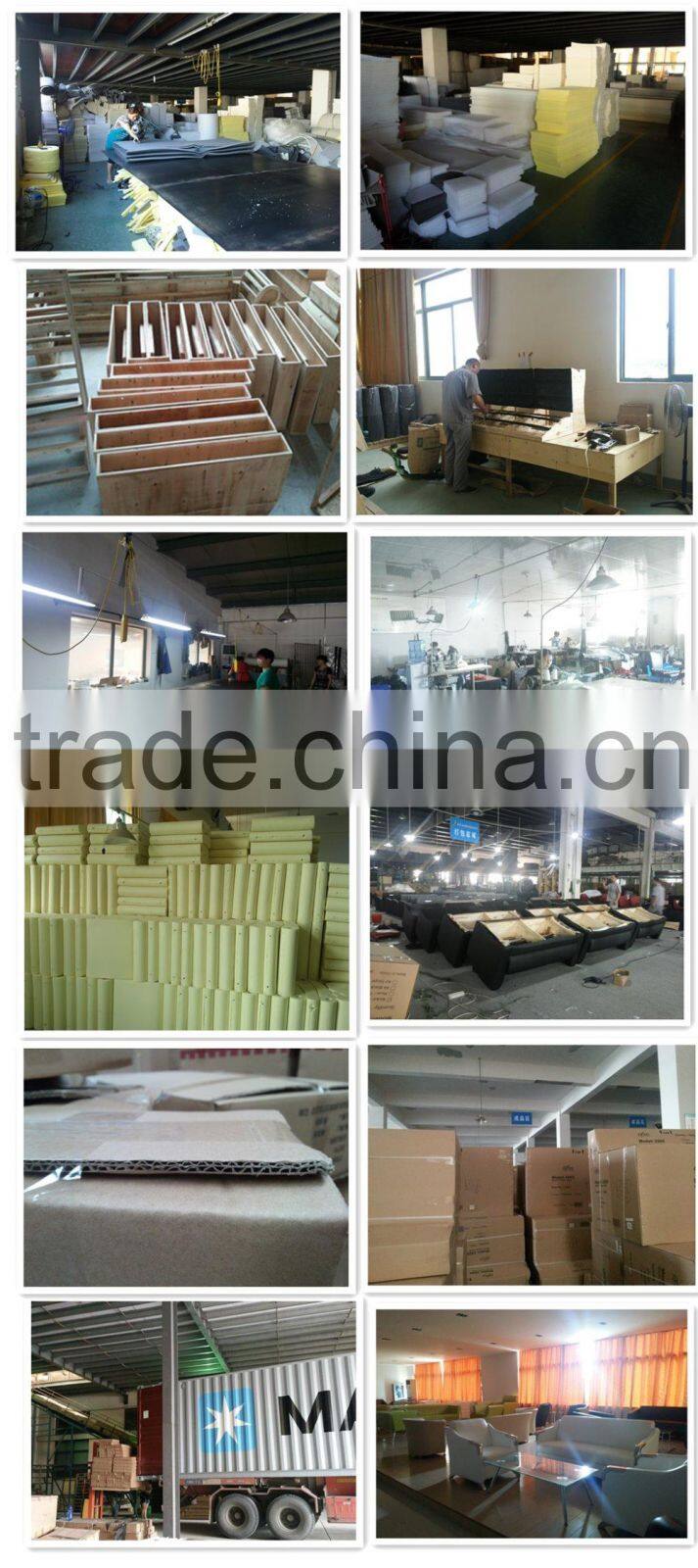 Modern and Leisure Metal Frame Office Sofa WN142