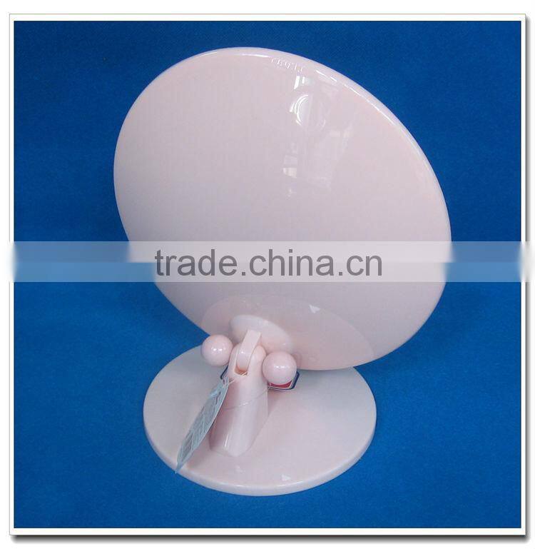 High quality adjustable round table stand mirror