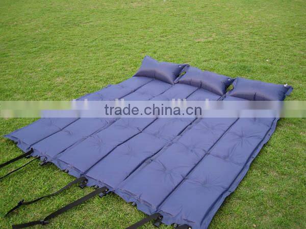 Inflatable outdoor camping mat
