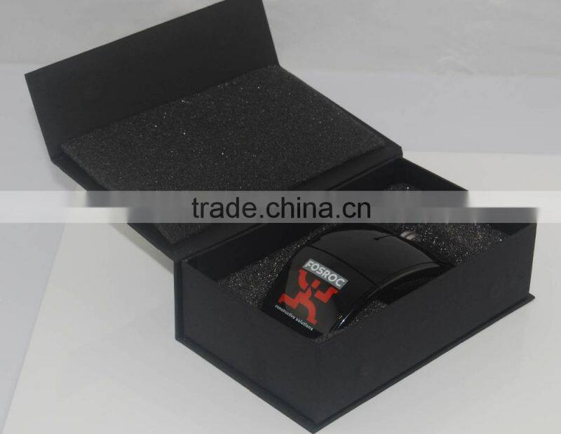 2015 arc folding mouse wireless with 1-year warranty and 3 million times click life as promotional gift