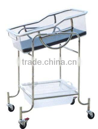 stainless steel baby cot baby cart trolley