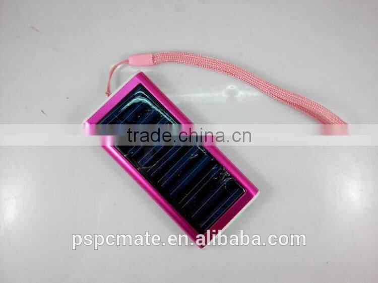 Black 1200mah Solar Battery Panel Charger For Smart Phone, Camera, MP3/MP4, PDA