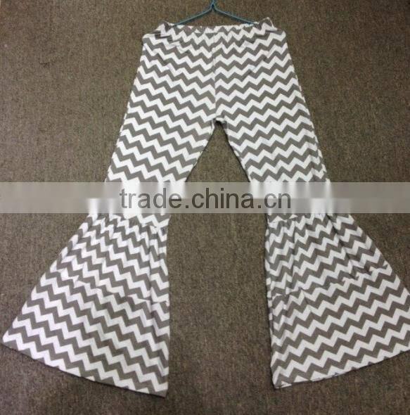 Ladies cotton ruffle pants women loose knit pants high quality