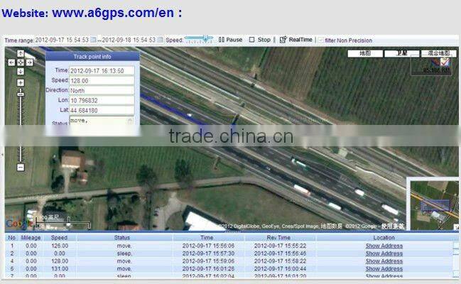 High quality car mirror gps tracker ------best anti thief + hidden "SOS" alarm