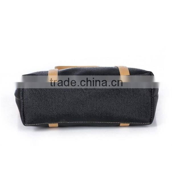 Folding ladies joint color waterproof pu luggage travel shoulder bag