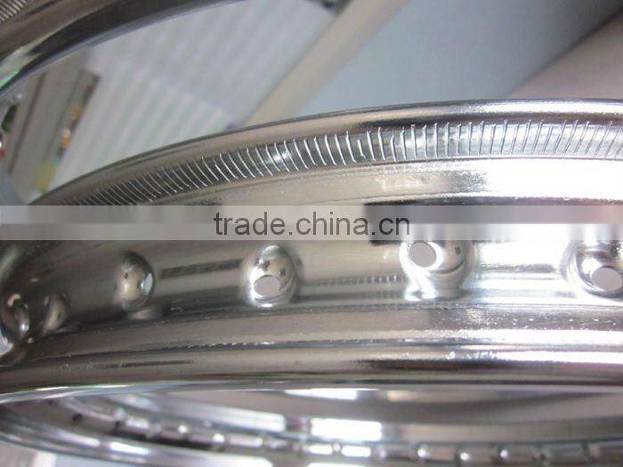 WM 1.60X17 inch 40 spoke motorcycle stainless steel rim