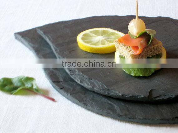 100% natural assiette en ardoise