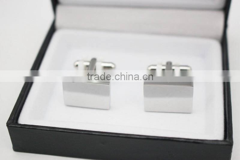 Fashion 316L Stainless Steel Factory Wholesale Cufflink with Box