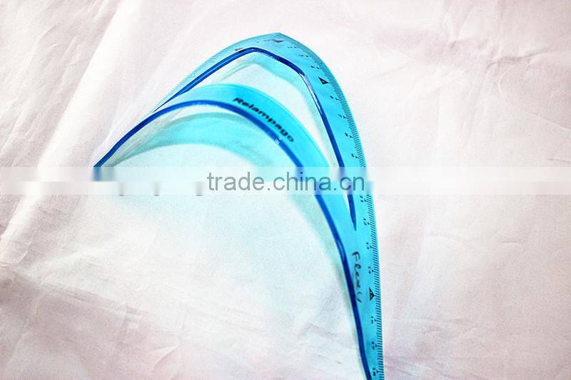 Great Enrionmental Flexible Foldable Triangle Ruler Four Color