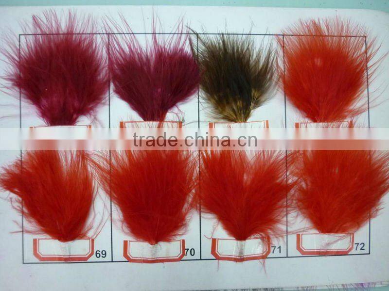 multi colored dance costume marabou feather fan LZJXM00865