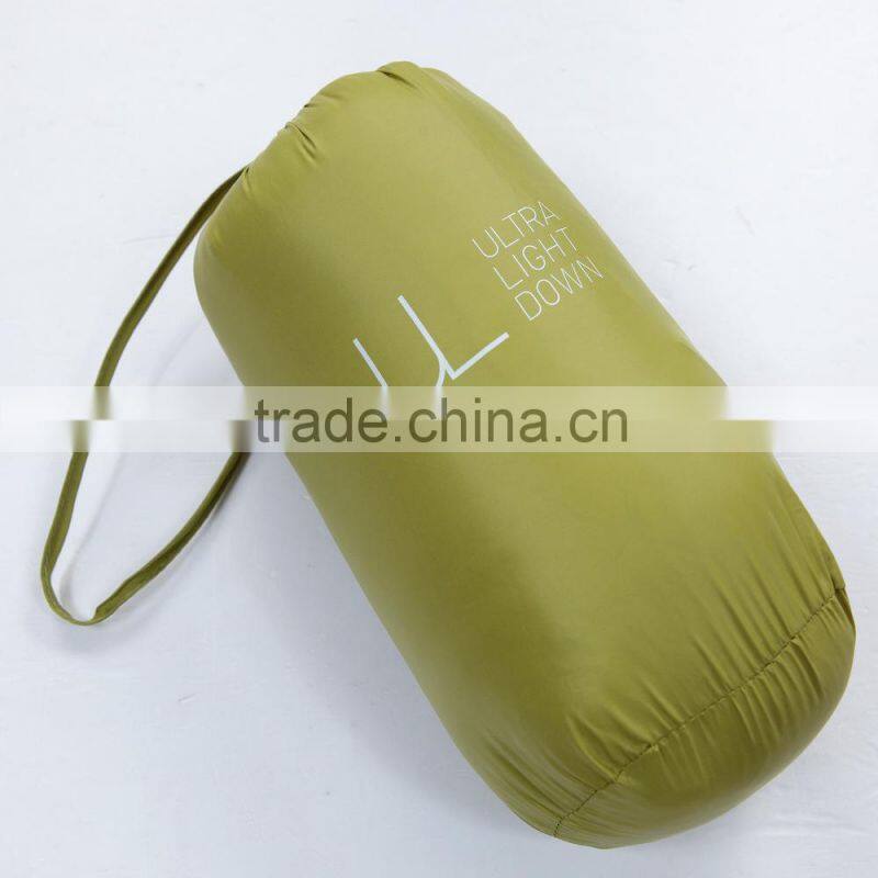 hot sell unisex softshell men and women winter, folding down jacket, ultralight with hood outdoor waterproof jacket