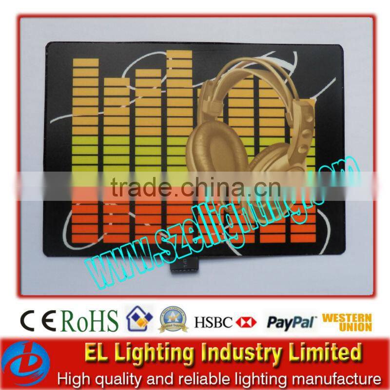 equalizer el panel with sound sensor /auto flashing inverter