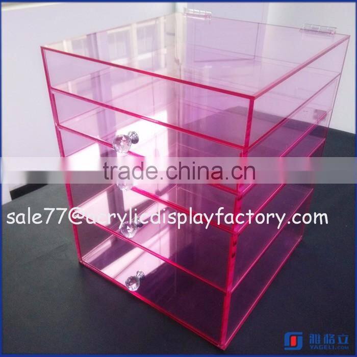 Wholesale morden custom acrylic makeup organizer /original mac cosmetics display