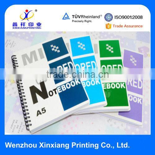 4 Style Cheap Printing School Notebook