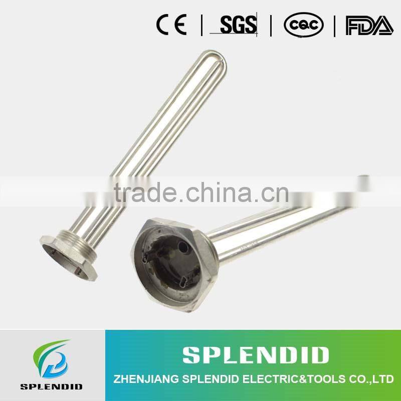 Flexible flange heating element for steamer