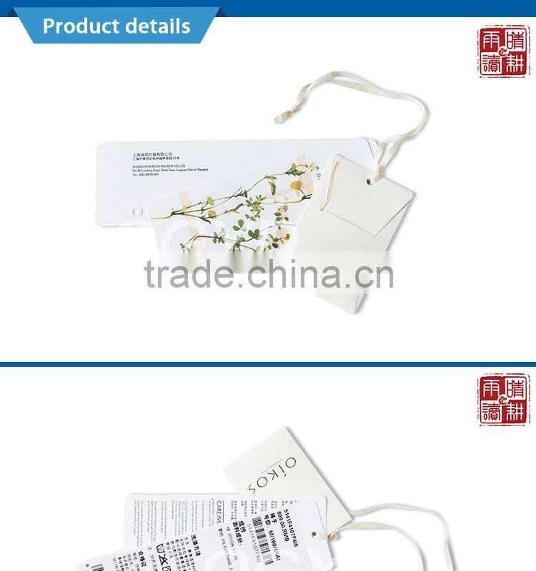 alibaba china 2014 Fashion Clothing Brand Tags and Paper Garment Hang Tags For Clothing