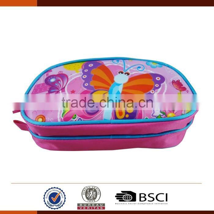 2016 New 3D Cartoon School Pencil Case Bags for girls