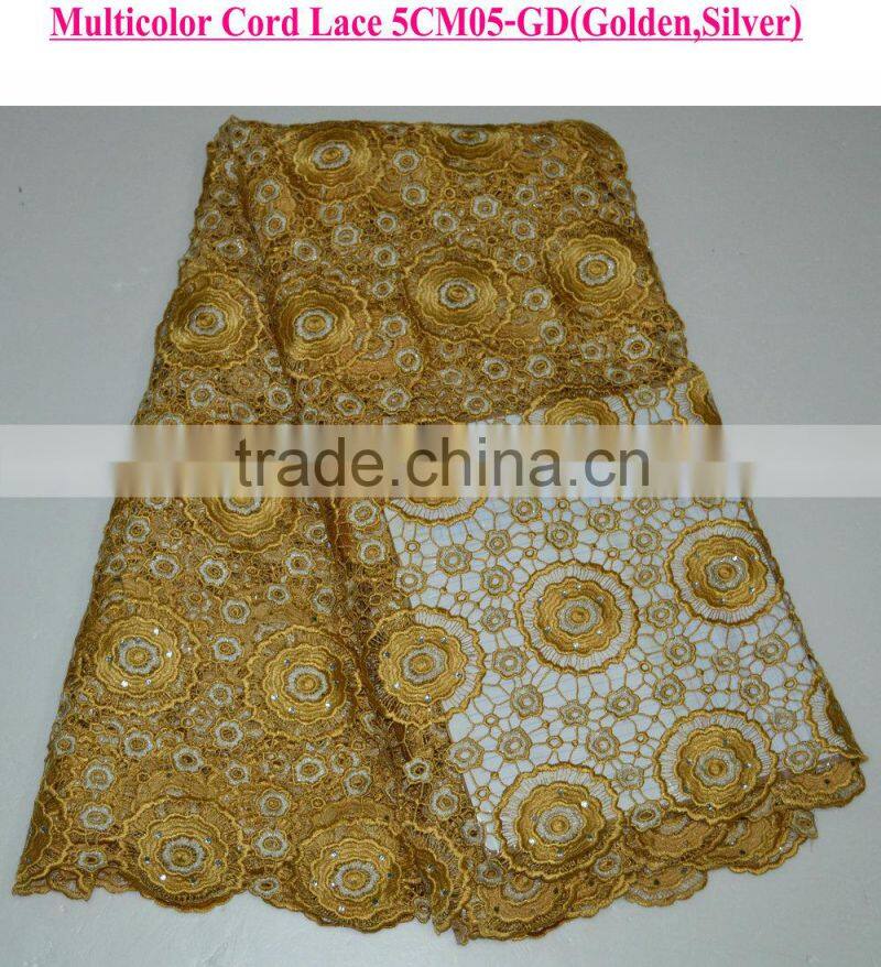 High-end african fabric lace mesh lace fabric for dress on sale