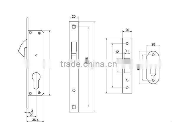 custom stamping small metal lock